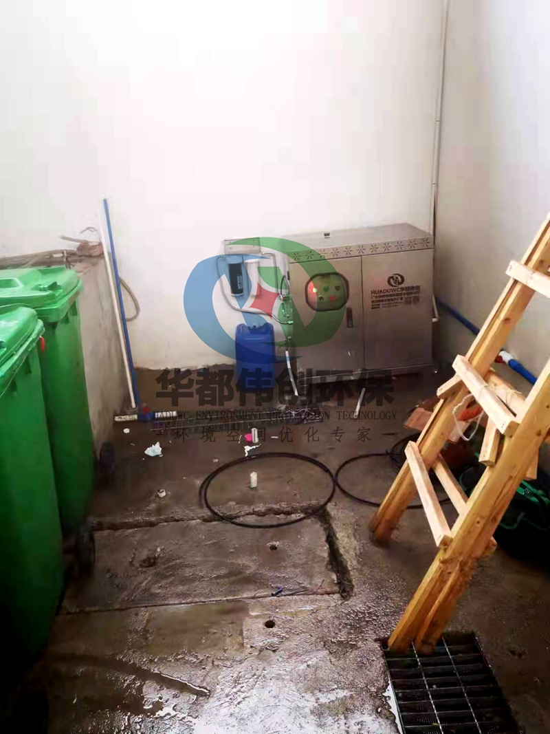 廣州海珠區江南中街生活垃圾噴霧消毒除臭系統順利竣工(圖5)