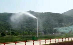 【華都偉創】室外降塵系統裝置—霧樁