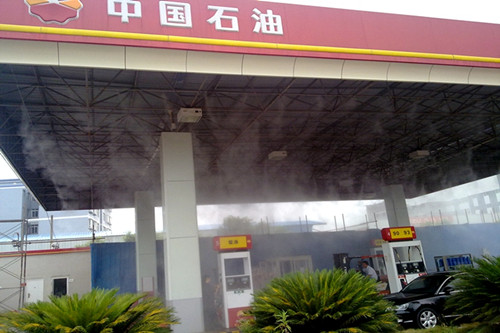 山西加油站噴霧降溫系統實現無人值守
