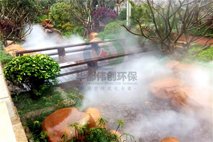 噴霧降溫系統,景觀人造霧系統,景觀造霧,噴霧降溫系統