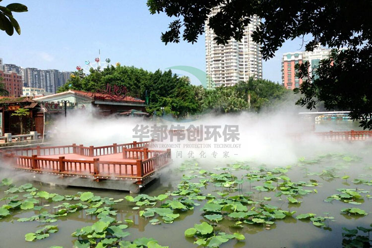 噴霧降溫系統,景觀人造霧系統,景觀造霧,噴霧降溫系統